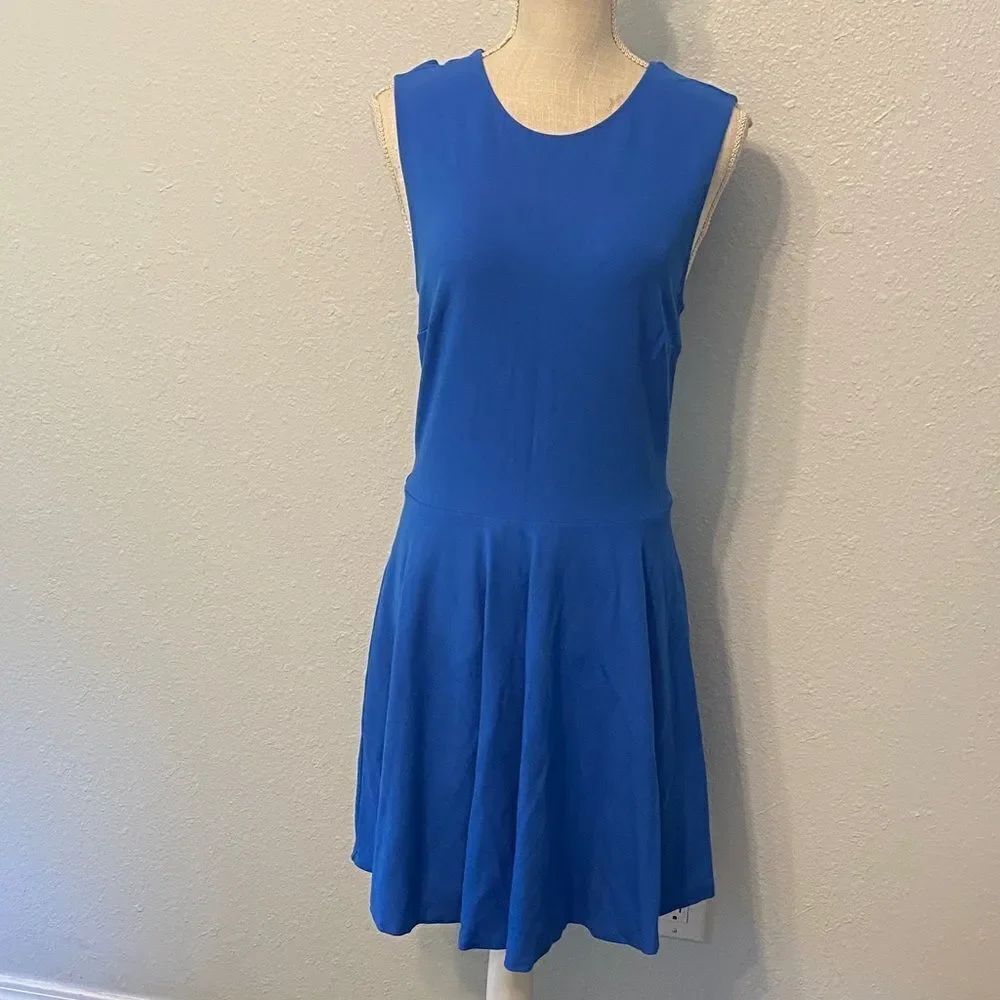 Diane von Furstenberg Royal Blue Jeannie Mini Dress Size 8